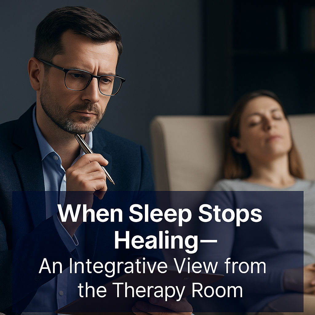 When Sleep Stops Healing — An Integrative View from the Therapy Room Feature image